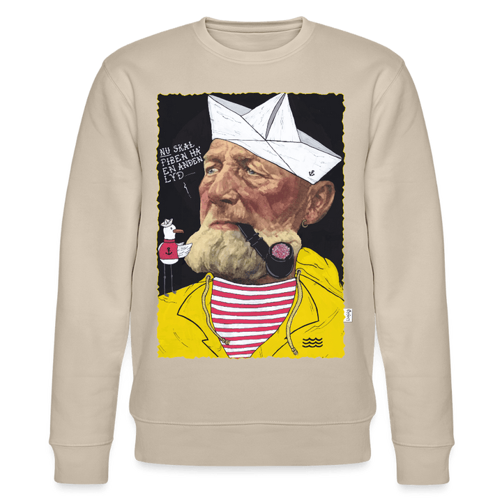 Styrmand Karlsen - Kraftig Unisex Sweatshirt - Stanley/Stella økologisk unisex - sweatshirt CHANGER - beige - Dajlig