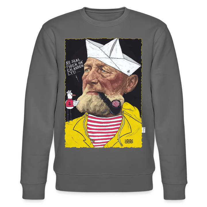 Styrmand Karlsen - Kraftig Unisex Sweatshirt - Stanley/Stella økologisk unisex - sweatshirt CHANGER - charcoal - Dajlig