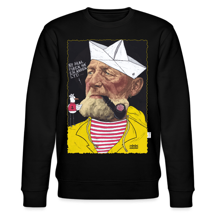 Styrmand Karlsen - Kraftig Unisex Sweatshirt - Stanley/Stella økologisk unisex - sweatshirt CHANGER - sort - Dajlig