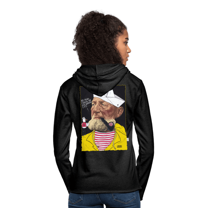 Styrmand Karlsen - Let Unisex Hættetrøje - Let sweatshirt med hætte, unisex - charcoal - Dajlig