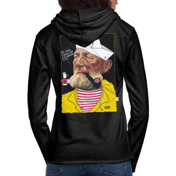 Styrmand Karlsen - Let Unisex Hættetrøje - Let sweatshirt med hætte, unisex - charcoal - Dajlig