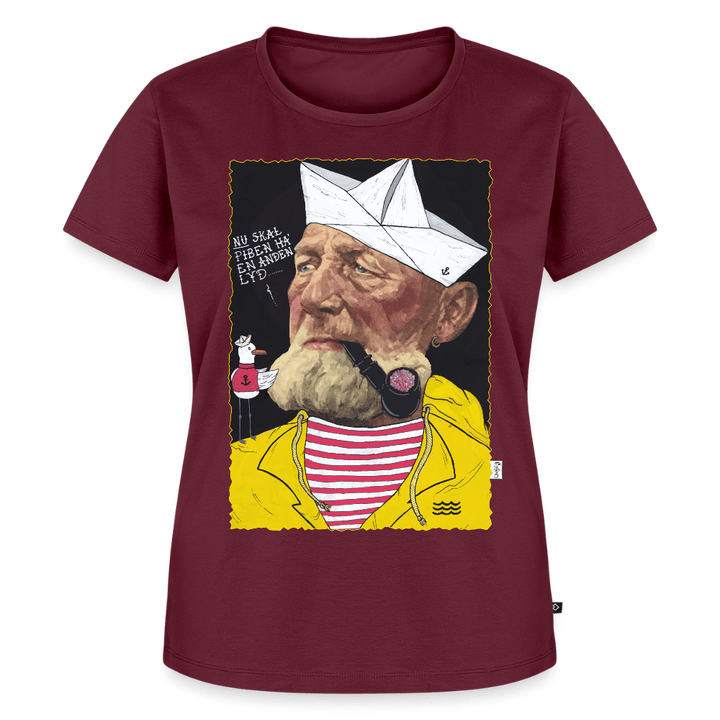 Styrmand Karlsen - Premium Dame T-shirt - Dame premium T-shirt - vinrød - Dajlig