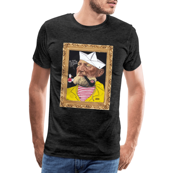 Styrmand Karlsen - Premium Herre T-shirt - Herre premium T-shirt - charcoal - Dajlig