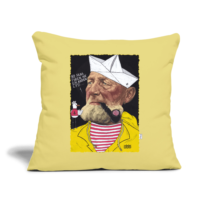 Styrmand Karlsen - Sofapude - Sofapude med fyld 44 x 44 cm - støvet gul - Dajlig