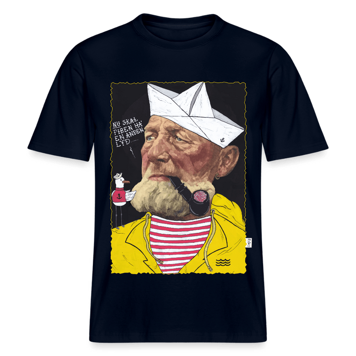 Styrmand Karlsen - Unisex T-shirt - Stanley/Stella Relaxed Fit økologisk unisex - T-shirt Sparker - navy - Dajlig
