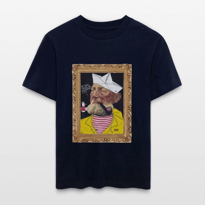 Styrmand Karlsen - Unisex T-shirt - Stanley/Stella Relaxed Fit økologisk unisex - T-shirt Sparker - navy - Dajlig