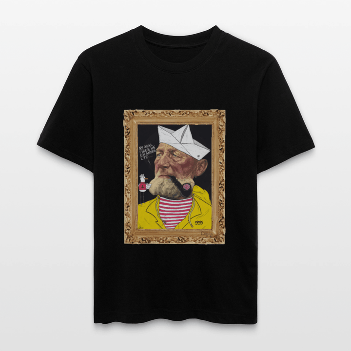 Styrmand Karlsen - Unisex T-shirt - Stanley/Stella Relaxed Fit økologisk unisex - T-shirt Sparker - sort - Dajlig