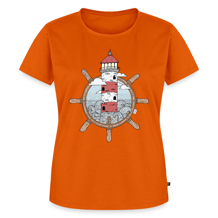 Styrtårn - Eksklusiv Dame T-shirt - Dame premium T-shirt - orange - Dajlig