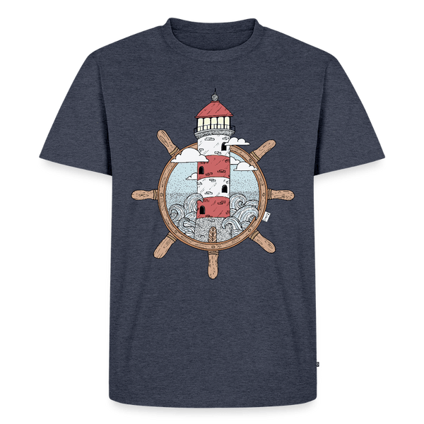 Styrtårn - Eksklusiv Herre T-shirt - Herre premium T-shirt - jeansblå - Dajlig
