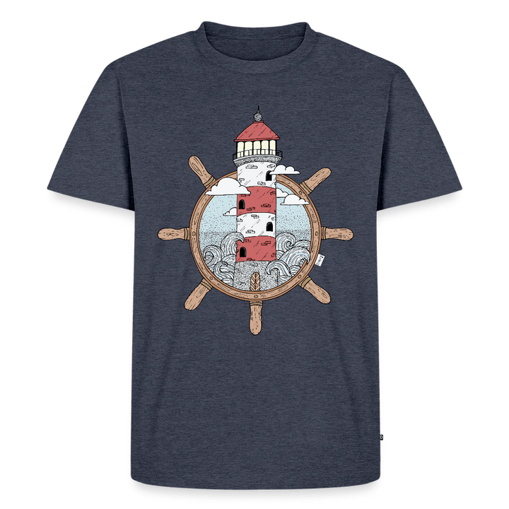 Styrtårn - Eksklusiv Herre T-shirt - Herre premium T-shirt - jeansblå - Dajlig