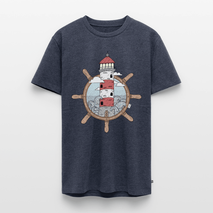 Styrtårn - Eksklusiv Herre T-shirt - Herre premium T-shirt - jeansblå - Dajlig