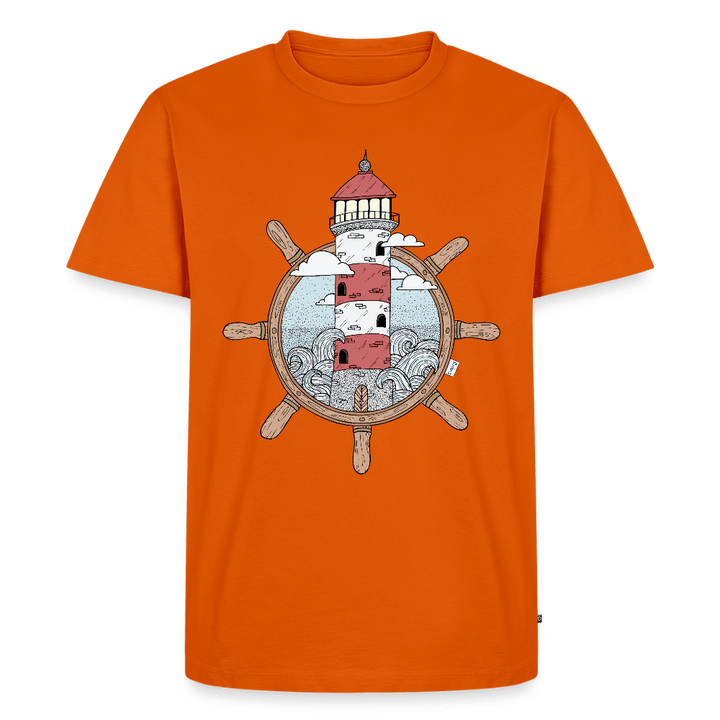 Styrtårn - Eksklusiv Herre T-shirt - Herre premium T-shirt - orange - Dajlig