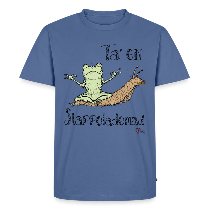 Ta' en Slappelademad Snegl - Eksklusiv Herre T-shirt - Herre premium T-shirt - dueblå - Dajlig