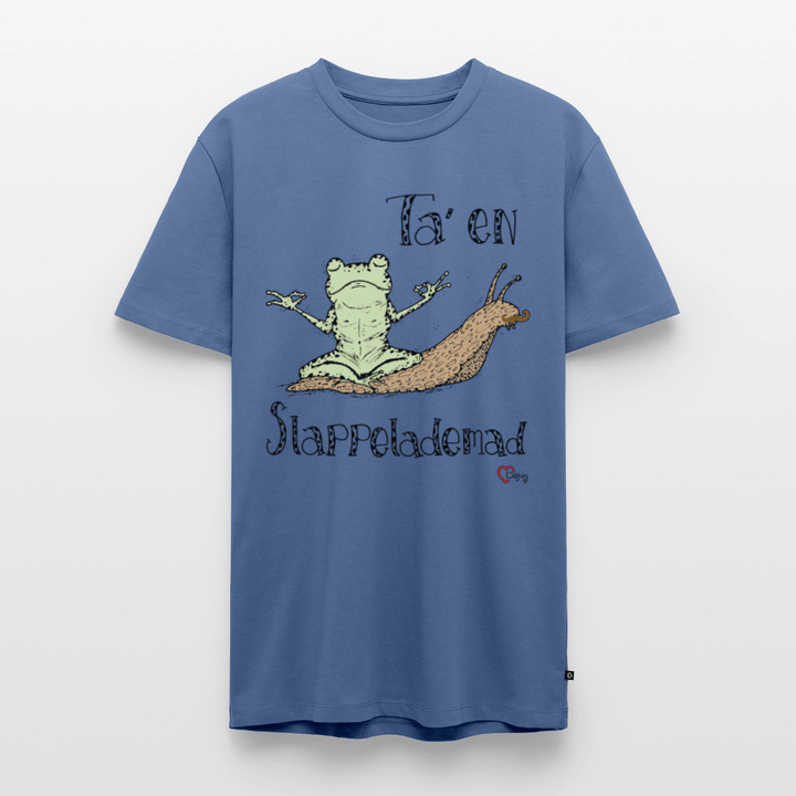 Ta' en Slappelademad Snegl - Eksklusiv Herre T-shirt - Herre premium T-shirt - dueblå - Dajlig