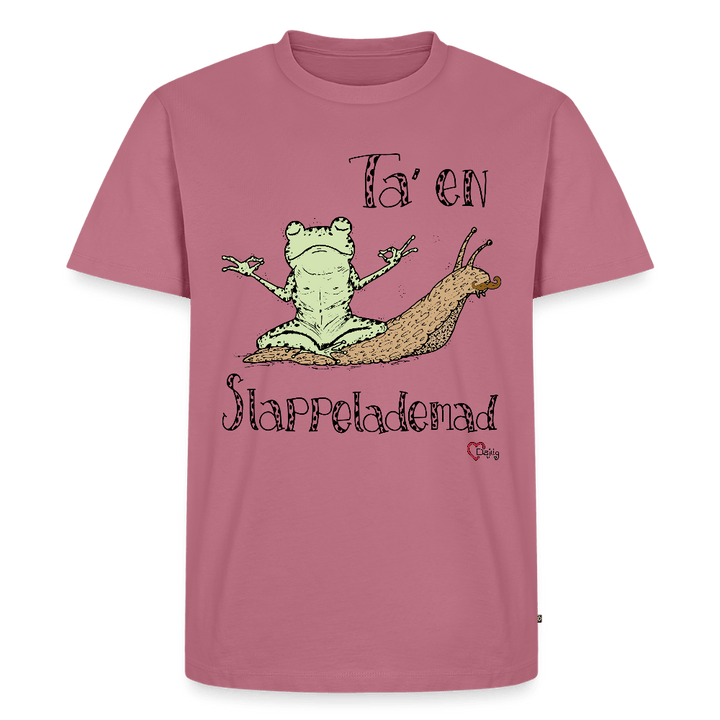 Ta' en Slappelademad Snegl - Eksklusiv Herre T-shirt - Herre premium T-shirt - mauve - Dajlig