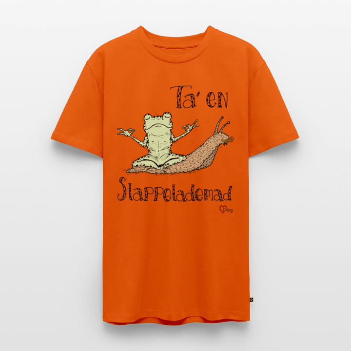 Ta' en Slappelademad Snegl - Eksklusiv Herre T-shirt - Herre premium T-shirt - orange - Dajlig