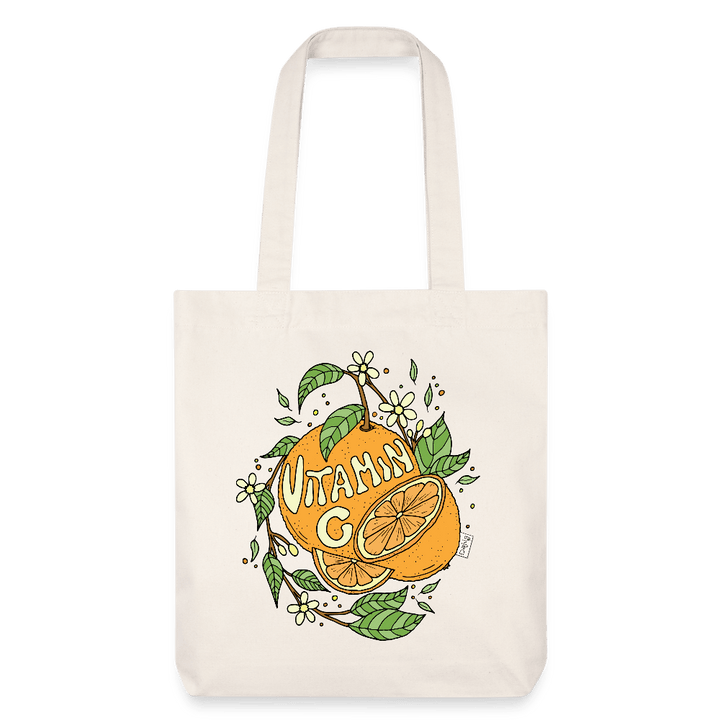 Vitamin C - Kraftig mulepose i genbrugsstof - Stanley/Stella heavyweight recycled mulepose - naturhvid - Dajlig