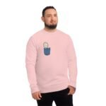 Unisex Sweatshirt, Du er Piv Flot - Dajlig.dk - Unikke & Finurlige Tryk