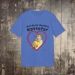 t-shirt til dame og herre - Verdens bedste kattefar