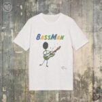 t-shirt til dame og herre - Bassman